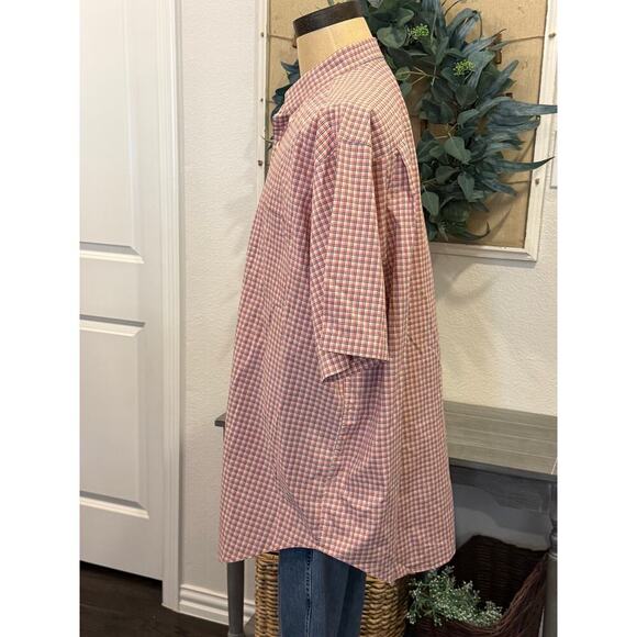 AUSTIN REED London Check S/S Button Up Shirt XXL 2XL - Picture 8 of 9